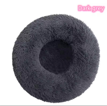 Soft Plush Donut Pet Bed