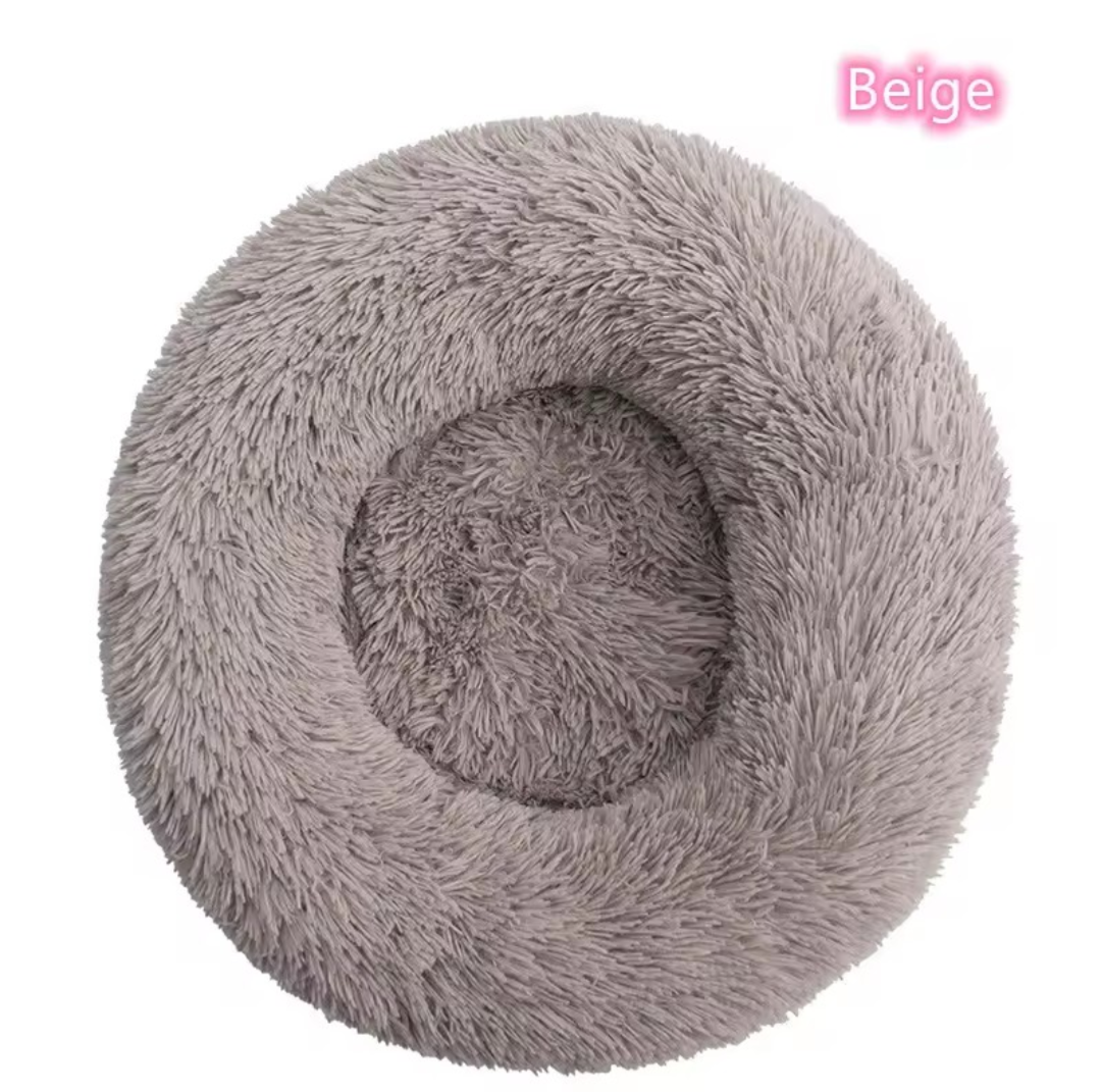 Soft Plush Donut Pet Bed