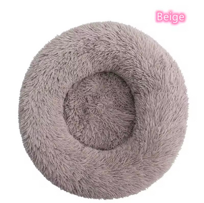 Soft Plush Donut Pet Bed