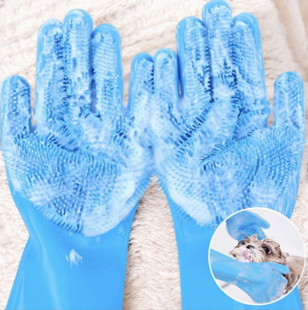 Pet Grooming Bath Glove