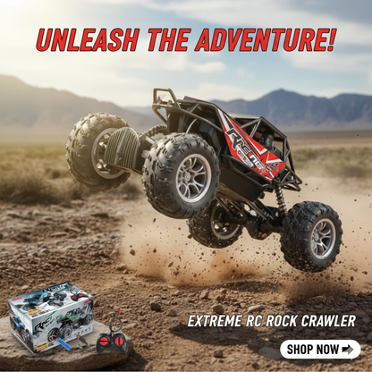 4-Way Remote Control Car with LED Lights