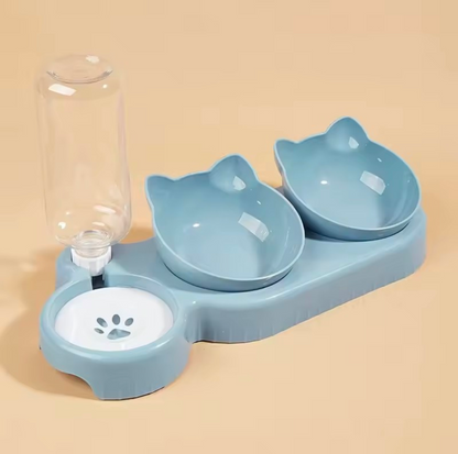 Pet Bowl with Water Feeder