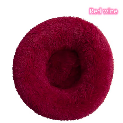 Soft Plush Donut Pet Bed