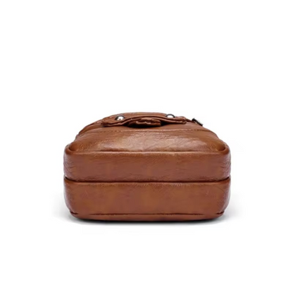Multi-Functional Leather Shoulder Bag