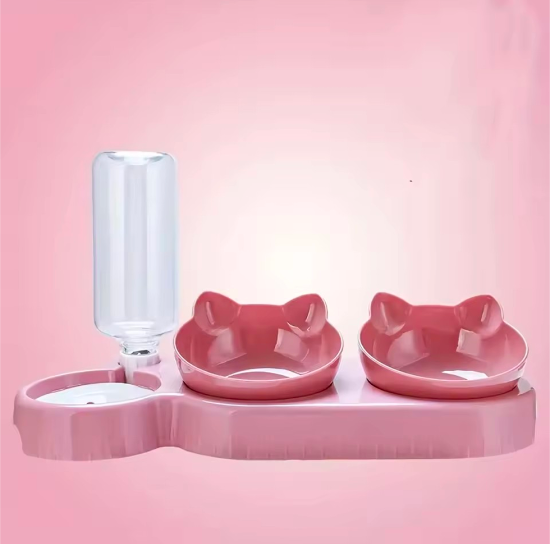 Pet Bowl with Water Feeder