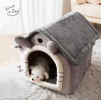 Folding Pet House with Mattress
