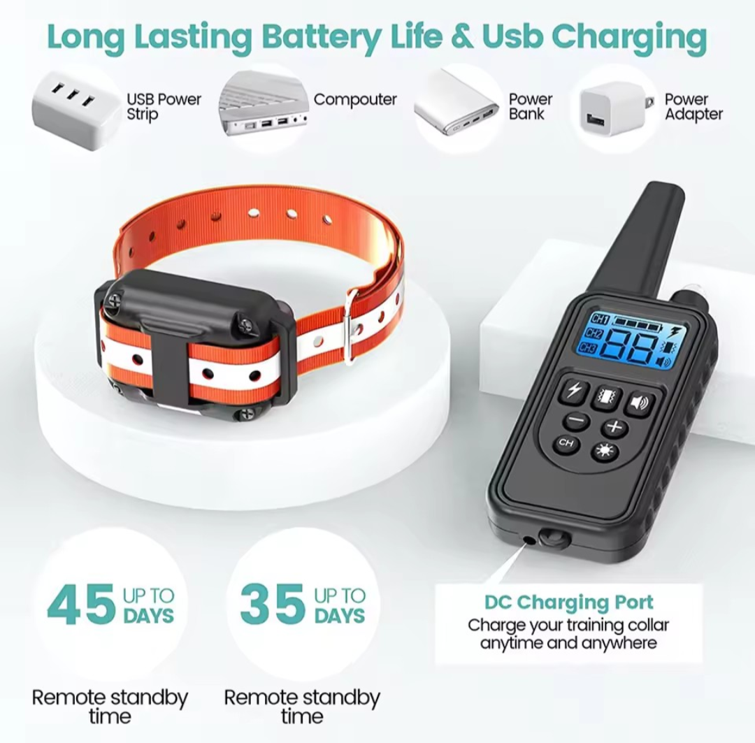 Rechargeable Electric Dog Training Collar