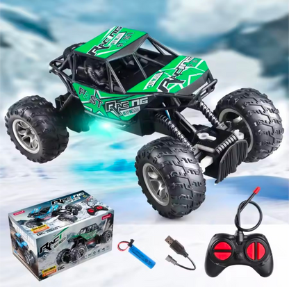 4-Way Remote Control Car with LED Lights