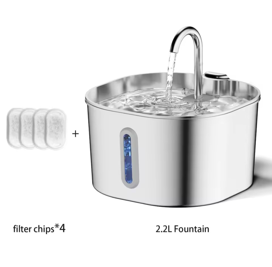 Automatic cat water fountain