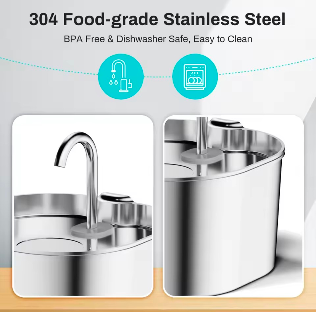 Automatic cat water fountain