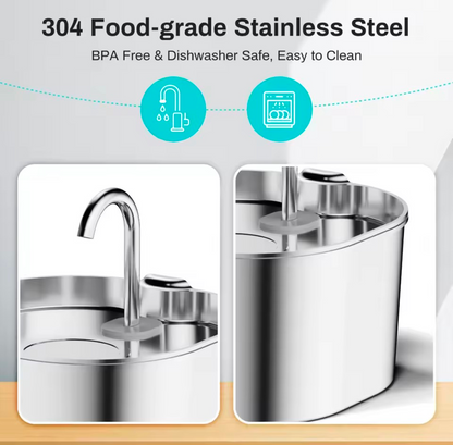 Automatic cat water fountain