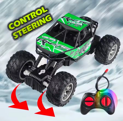4-Way Remote Control Car with LED Lights