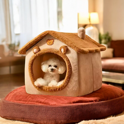 Folding Pet House with Mattress