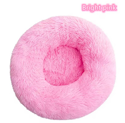 Soft Plush Donut Pet Bed