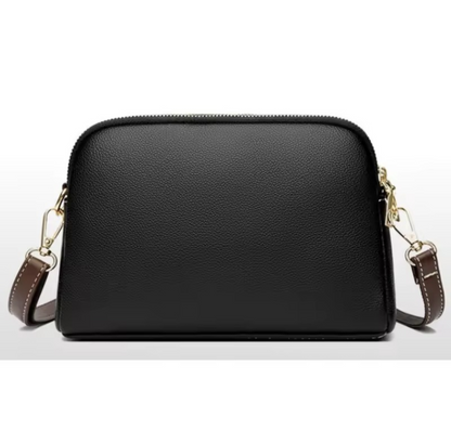 Luxury Cowhide Flap Handbag