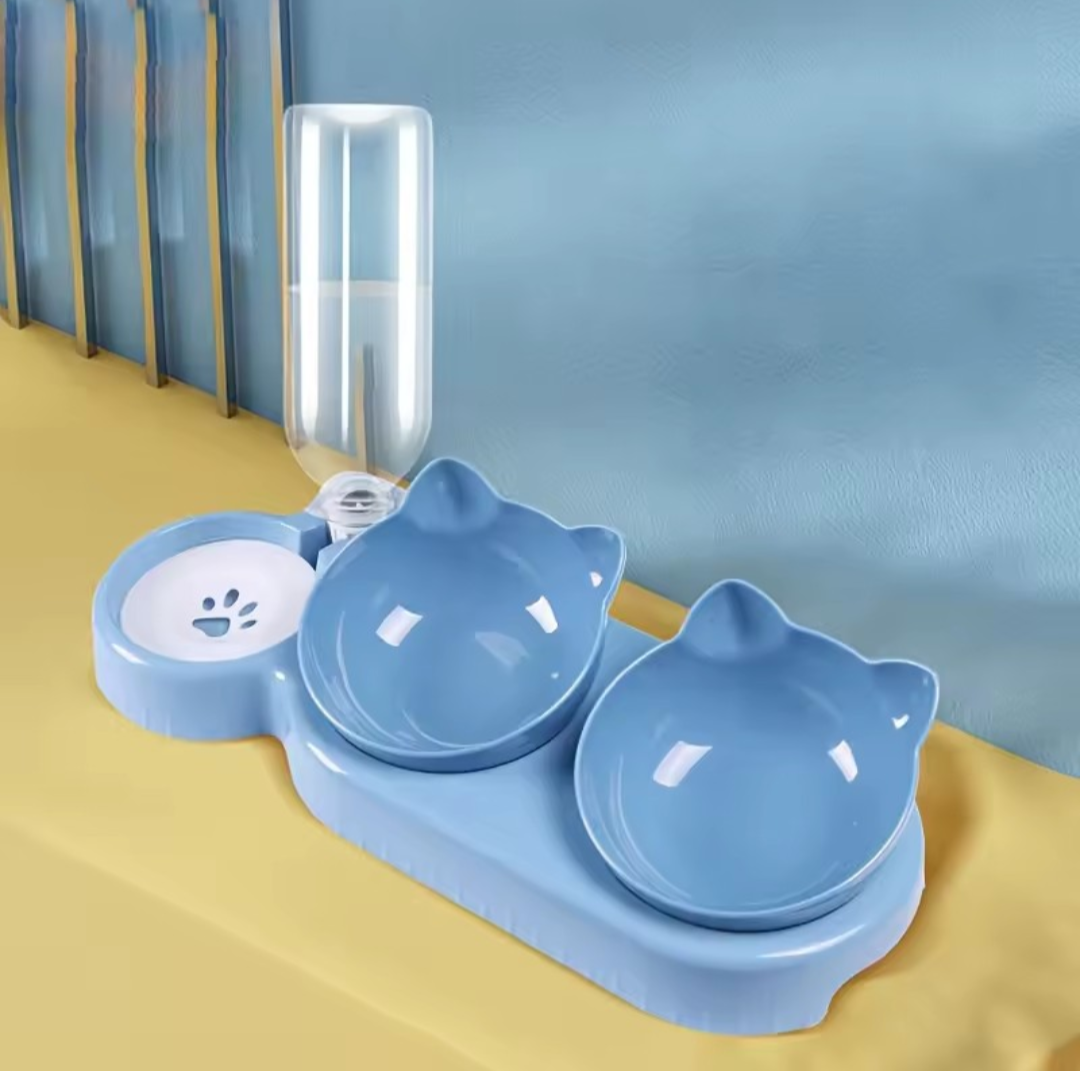 Pet Bowl with Water Feeder