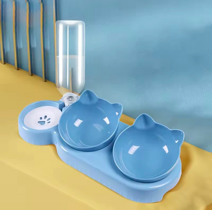 Pet Bowl with Water Feeder