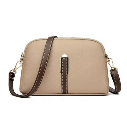 Luxury Cowhide Flap Handbag