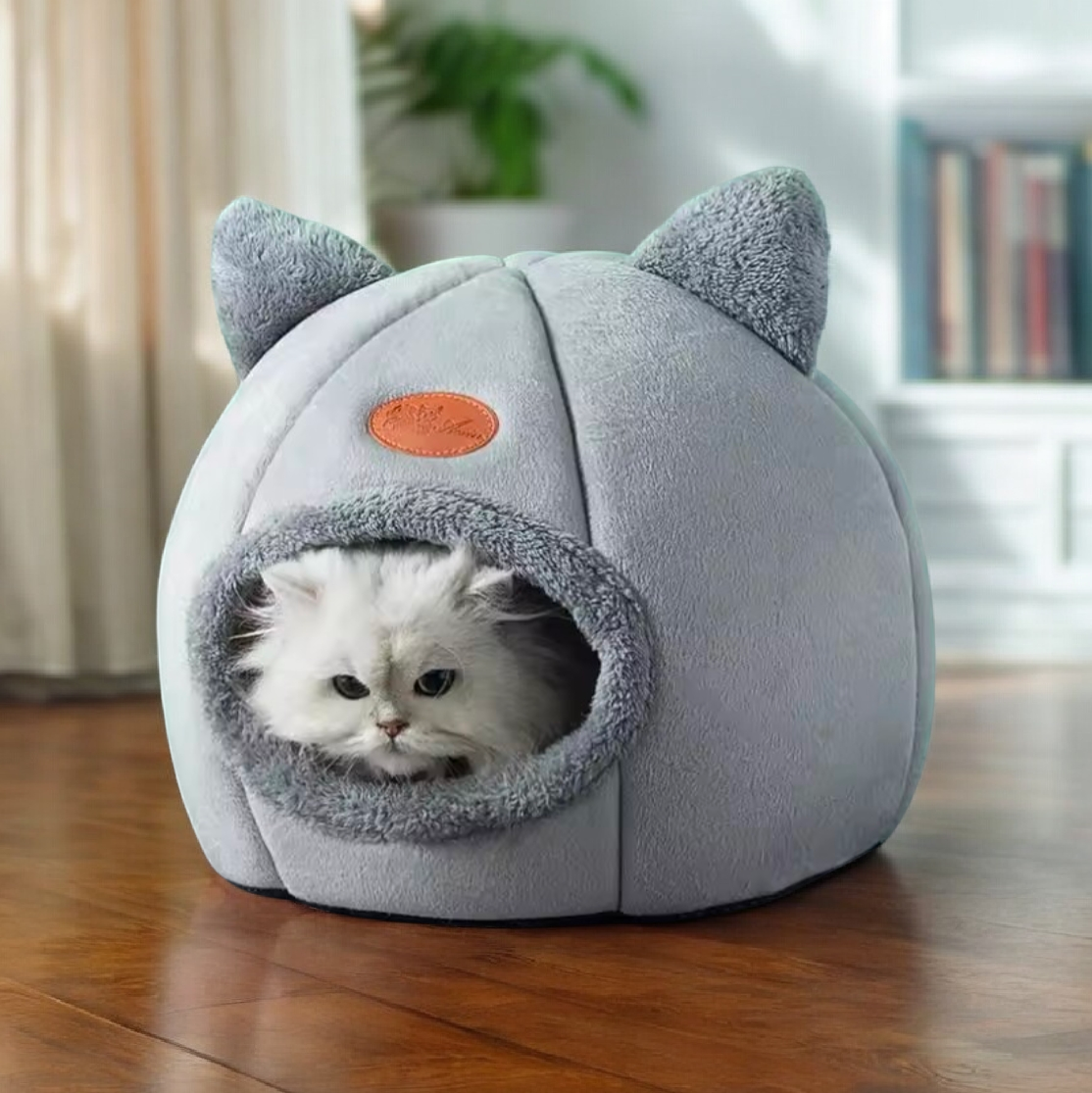 Warm Cat Bed Cozy Cave