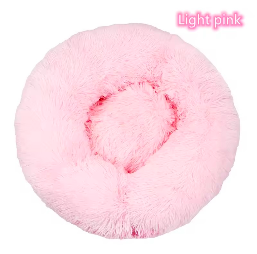 Soft Plush Donut Pet Bed