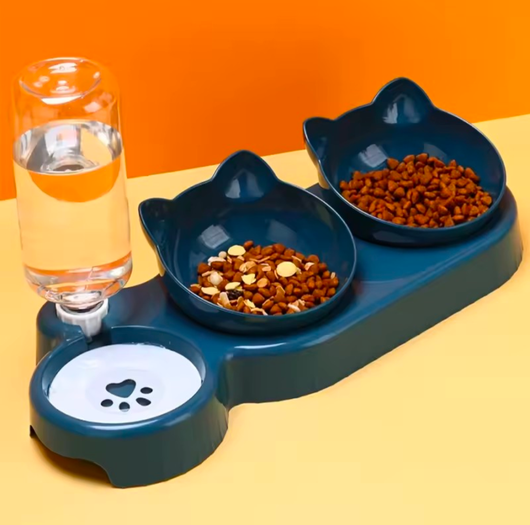 Pet Bowl with Water Feeder