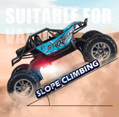 4-Way Remote Control Car with LED Lights