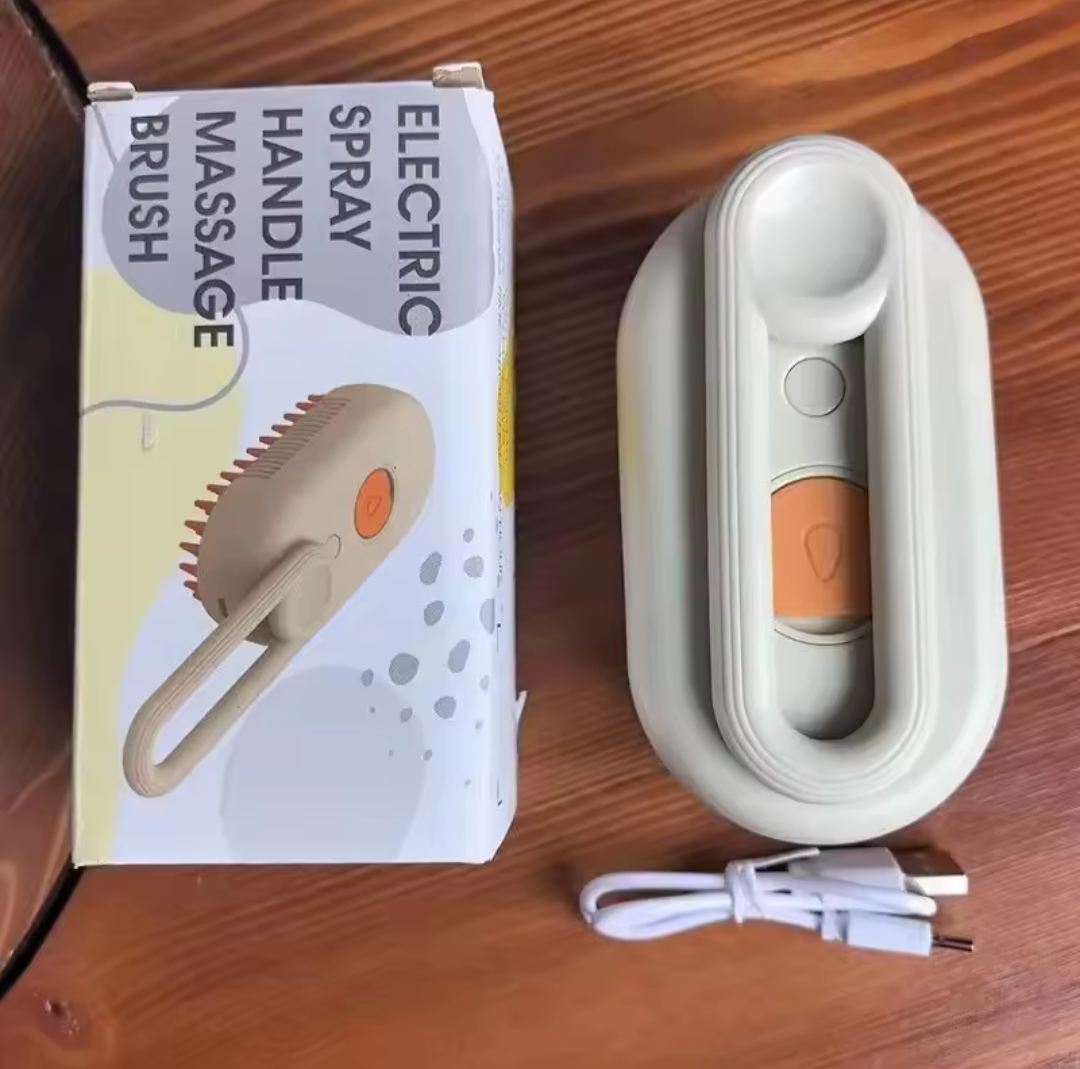 Steam Spray Pet Grooming Brush