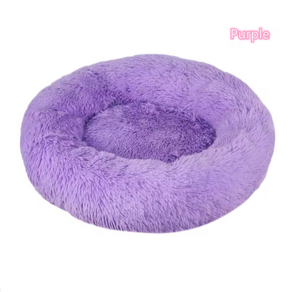 Soft Plush Donut Pet Bed