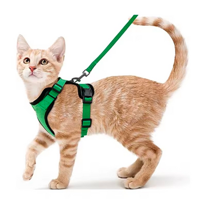 Escape Proof Cat Harness and Leash Set