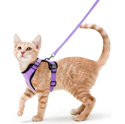 Escape Proof Cat Harness and Leash Set