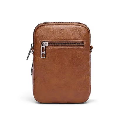 Multi-Functional Leather Shoulder Bag