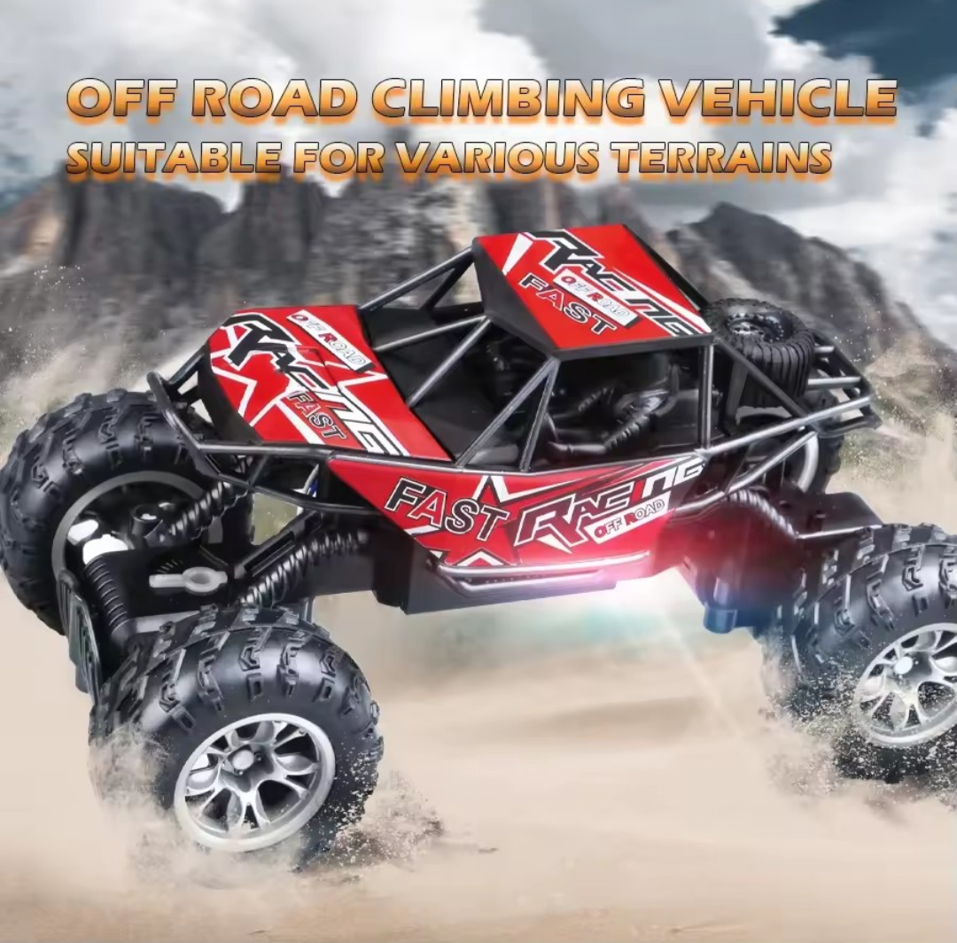 4-Way Remote Control Car with LED Lights