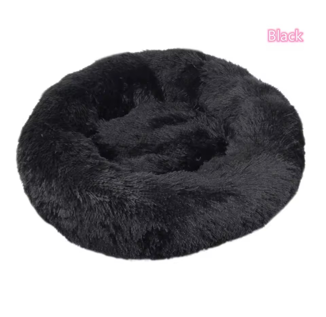 Soft Plush Donut Pet Bed