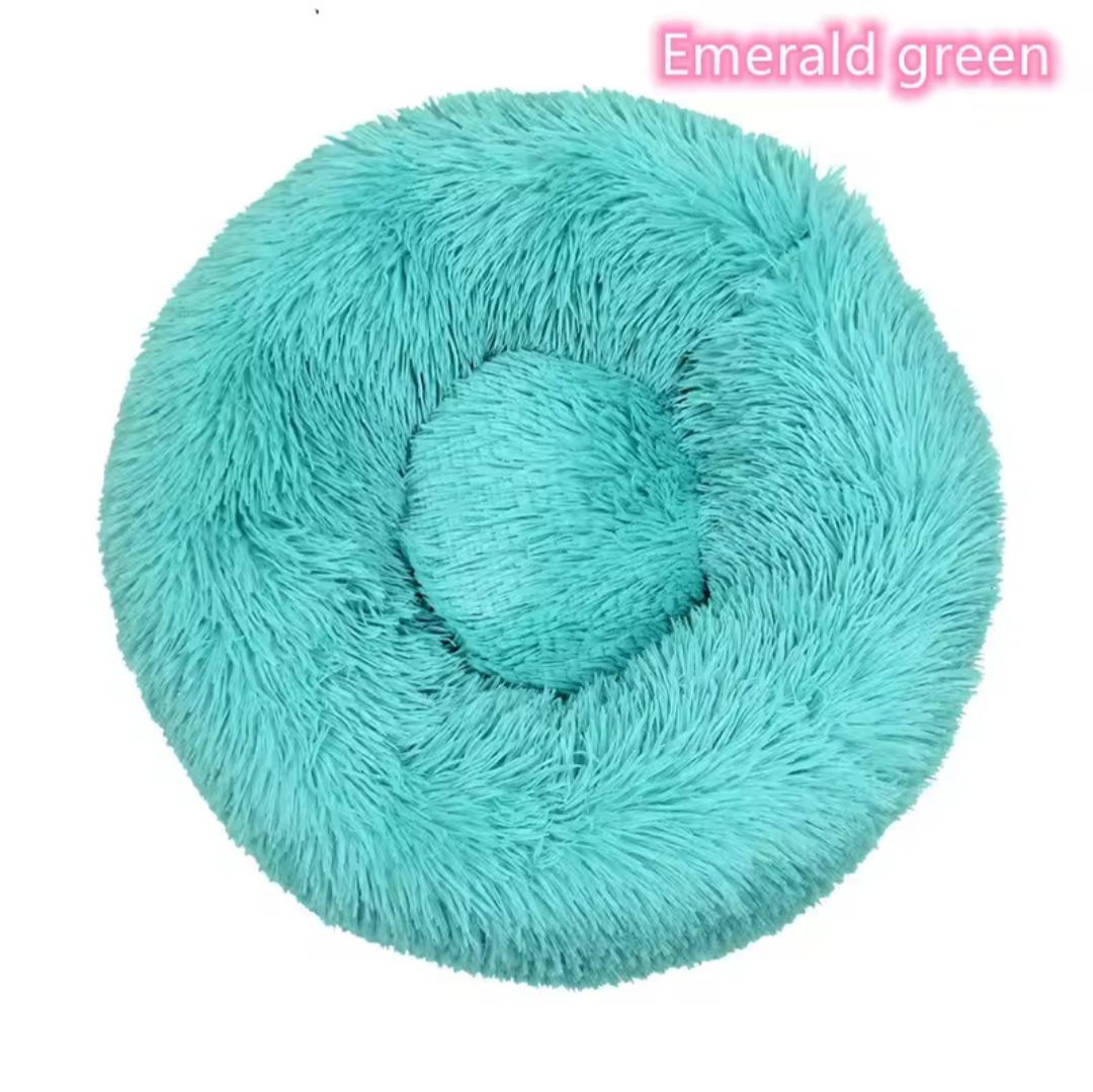 Soft Plush Donut Pet Bed