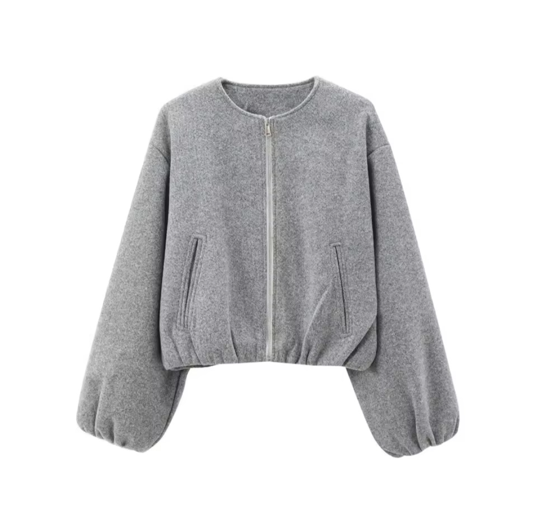 Winter Retro Bomber Jacket