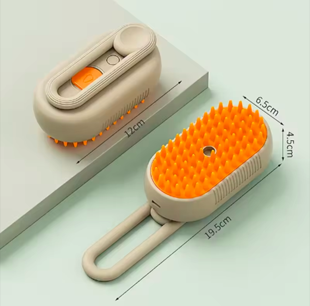 Steam Spray Pet Grooming Brush